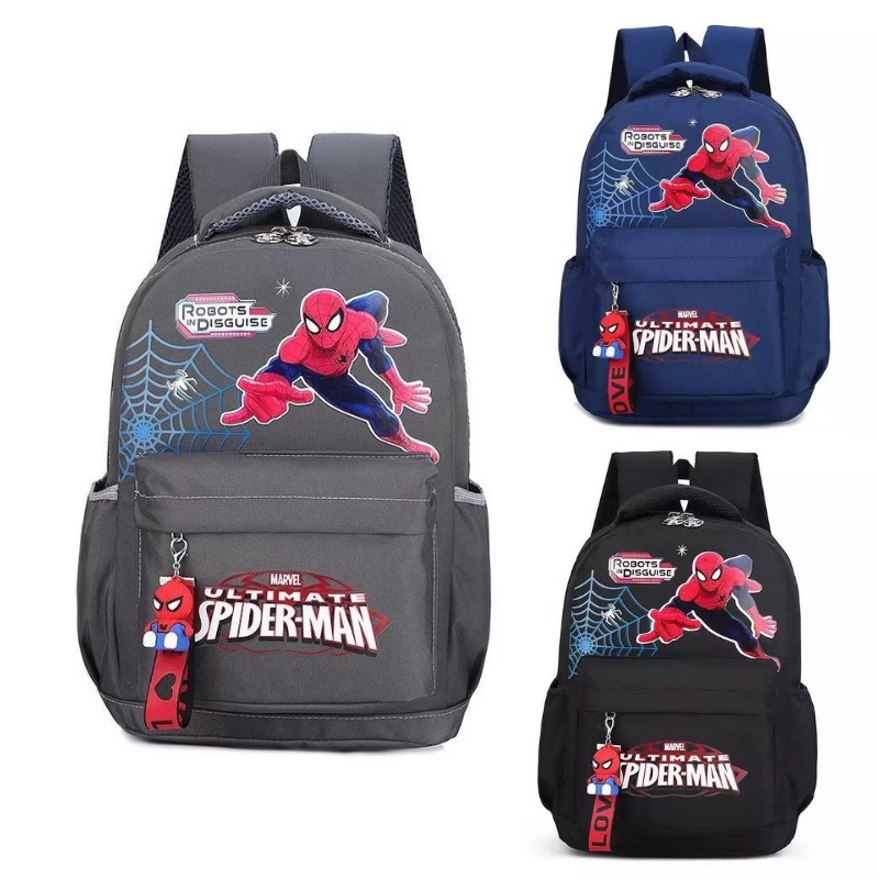 Tas sekolah anak laki SD - Tas anak SPIDERMAN - Tas ransel anak laki laki -Tas anak SD dan PAUD - Tas Ransel Sekolah Anak Laki Laki Super Hero Terbaru Spiderman Avengers Spider Man Murah Karakter 2021 - Bisa bayar ditempat / COD