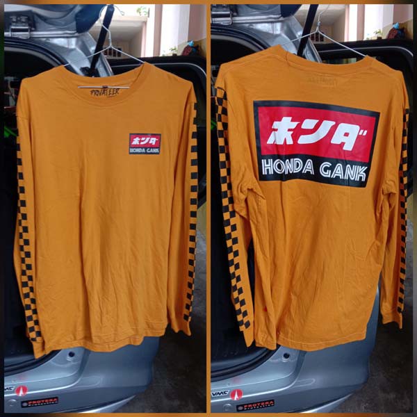 KAOS HONDA GANK LENGAN PANJANG