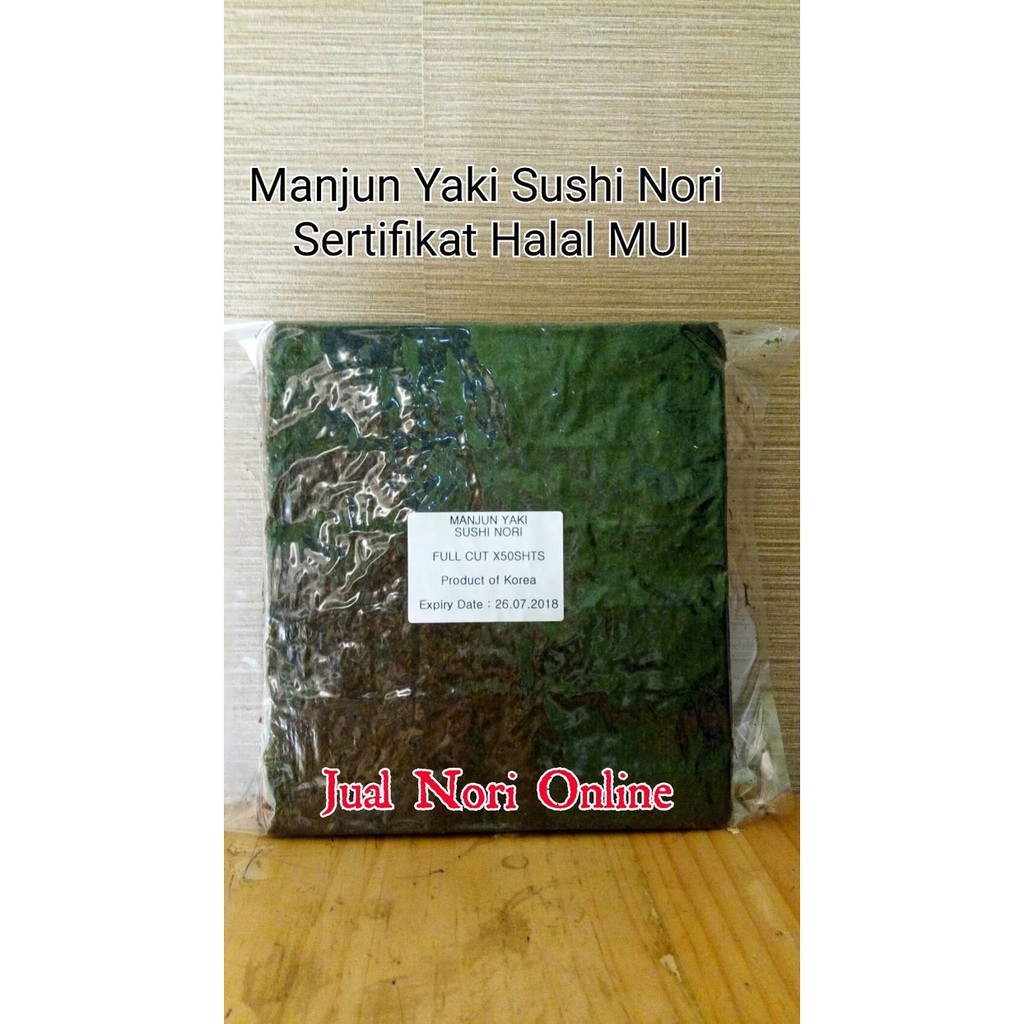 

Manjun Yaki Sushi Nori @50s lembaran rumput laut kering bkn takaokaya