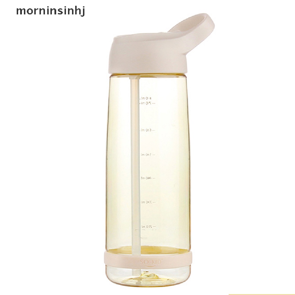 Mornin Botol Minum 1000ml Bpa Free Ramah Lingkungan Dengan Sedotan Untuk Olahraga Outdoor / Hiking