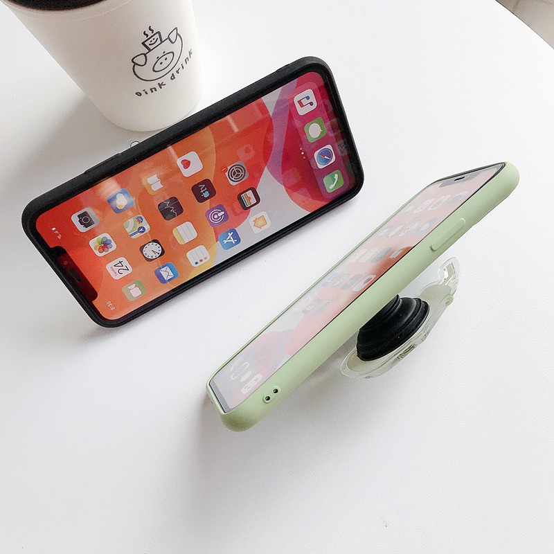 Pop Socket Quicksand Gliter Motif Kartun Lucu Cute Phone Holder