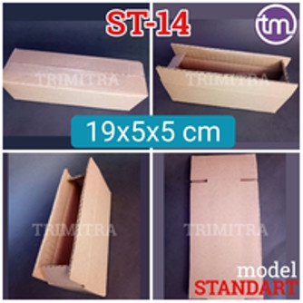 

KOTAK ST-14 KARDUS COKLAT DUS BOX POLOS STANDART