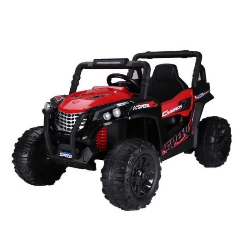 MAINAN ANAK MOBIL AKI JEEP UTV CHAMPION BAN KARET