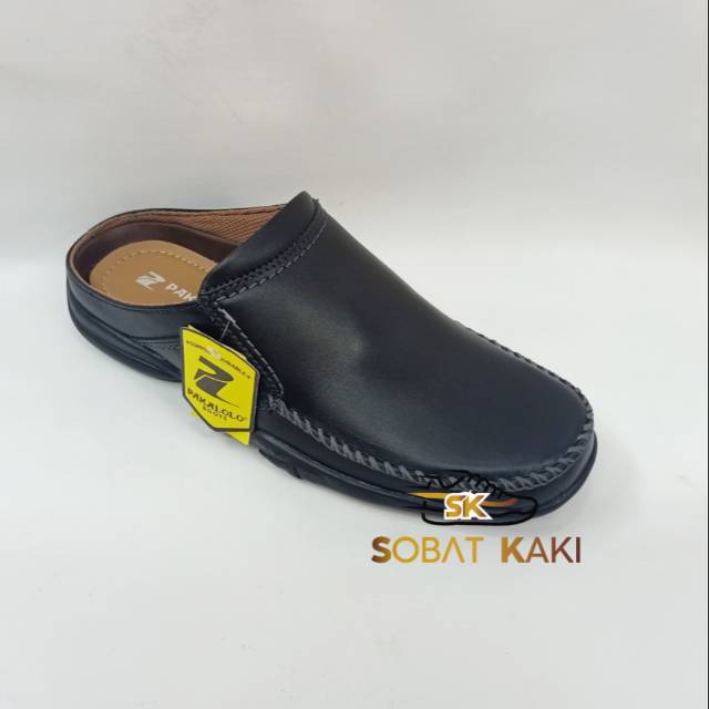 Selop Kulit Pria Pakalolo 868 Black