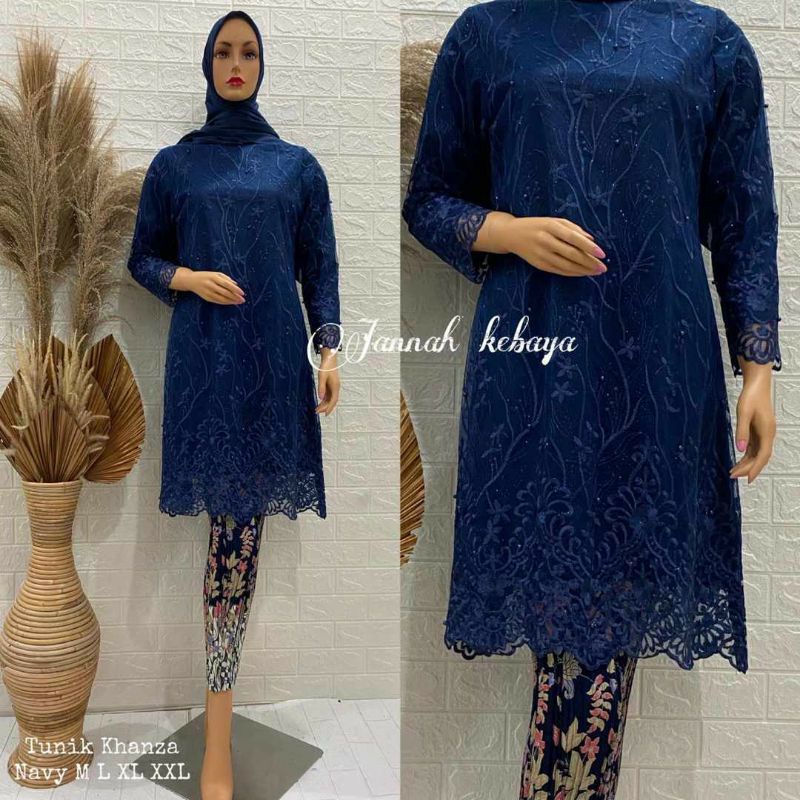 COD STELAN TUNIK KEBAYA TILE TERLARIS/KEBAYA TUNIK PREMIUM QUALITY