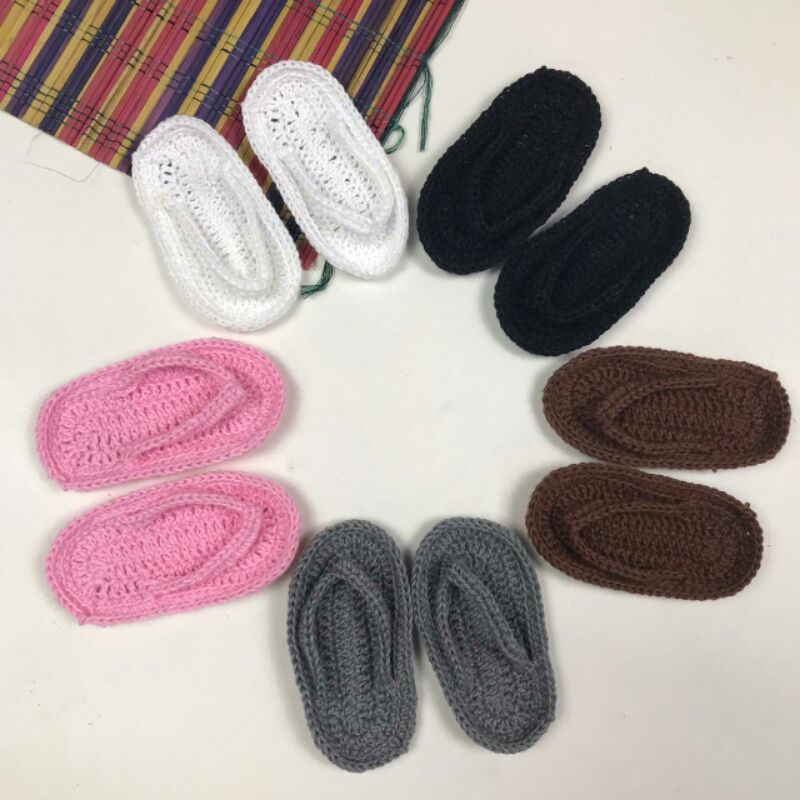 sandal rajut bayi. sandal rajut. sandal japit bayi. sandal newbron