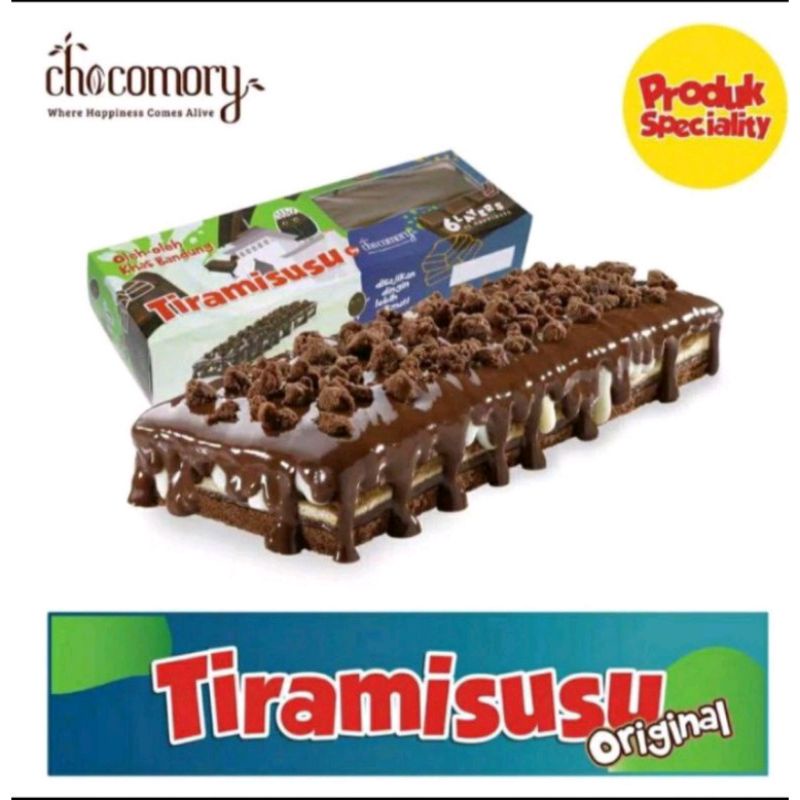 

TIRAMISUSU BY CHOCOMORY || OLEH-OLEH SOMBONG