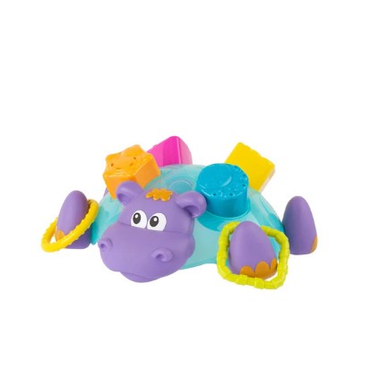 Playgro Float Along Hippo Shape Sorter Mainan Mandi Bayi