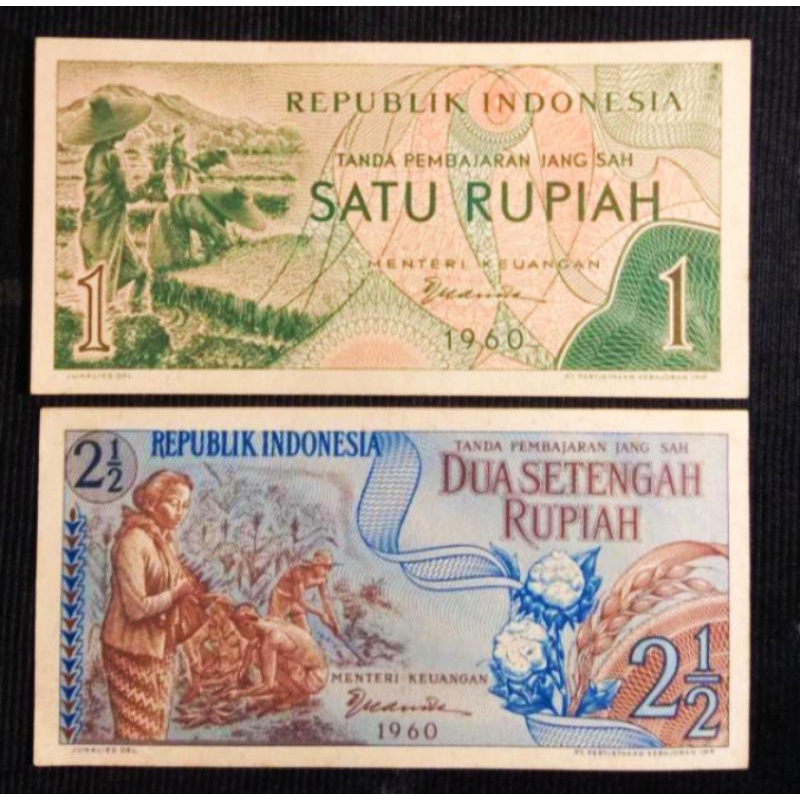 uang set Indonesia tahun 1960