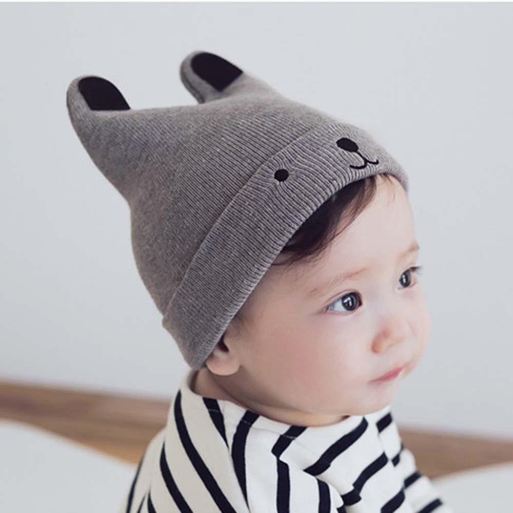 Topi Anak Laki IMPORT Usia 1 - 4 Tahun BEAR Kupluk Bayi Wol Elastis Premium Quality