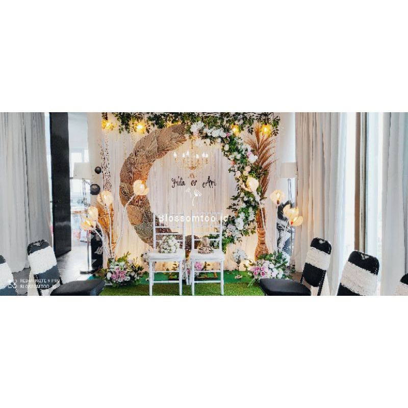Dekorasi lamaran / akad nikah