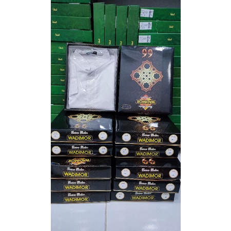 Promo Baju koko wadimor - baju koko pria lengan panjang - grosir baju koko putih