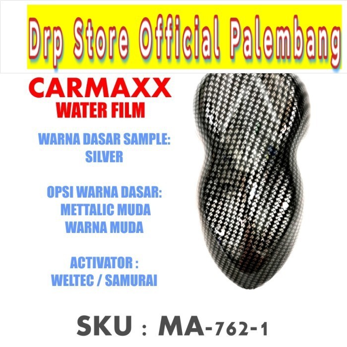 CARMAXX Water Transfer Film 1 x 1m WTP Celup Carbon Fiber 762-1