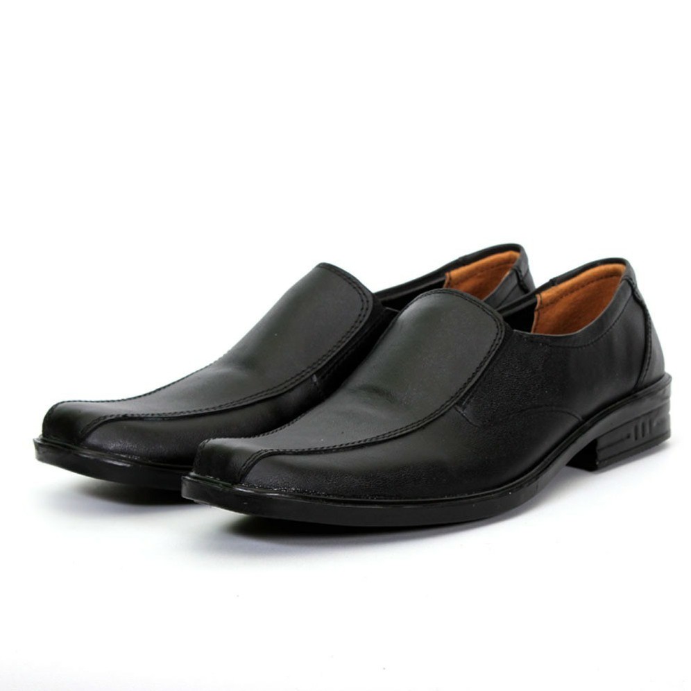 saddle shoes kulit wingtip moccasin  FORMAL PANTOFEL  HITAM  BUCCHERI GLOSSY SADDLE SHOES PRIA asl