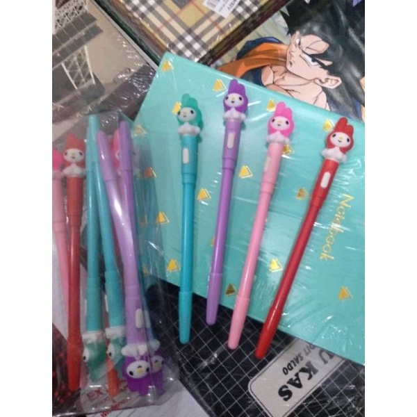 Pen Gel Kepala Unicornisi Lampu box 12pcs