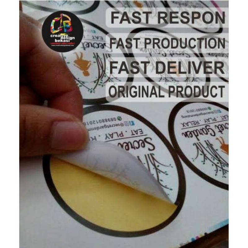 

STIKER LABEL KEMASAN CROMO A3 + CUTTING (BULAT, OVAL,KOTAK,POLA) MINIMAL ORDER 5 LEMBAR