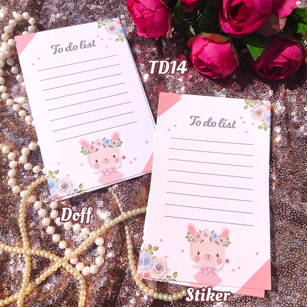 

To do List | planner | Kartu / Stiker To Do List Planner Organizer | Todo List