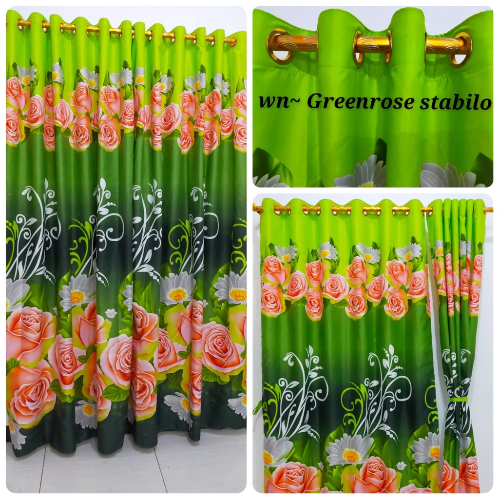 waty grosir 3 motif green rose wn 12 Ring Smokring Besar Hordeng Produksi Sendiri