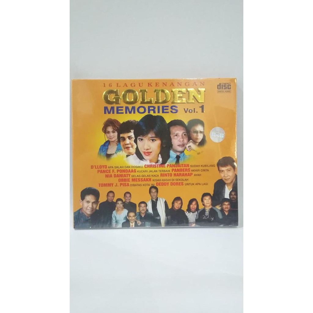 CD ORIGINAL VARIOUS ARTISTS - 16 LAGU KENANGAN GOLDEN MEMORIES VOL. 1