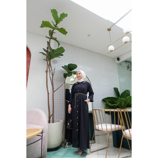 Citra Maxy, GAMIS WANITA MUSLIM CANTIK FIT XXL LD 110 BAHAN KATUN CRINCLE MIX BORDIR TERMURAH KEKINIAN OOTD