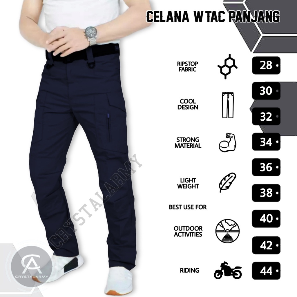 (COD) CELANA TACTICAL M-TAC-003 PANJANG | CELANA CARGO PDL