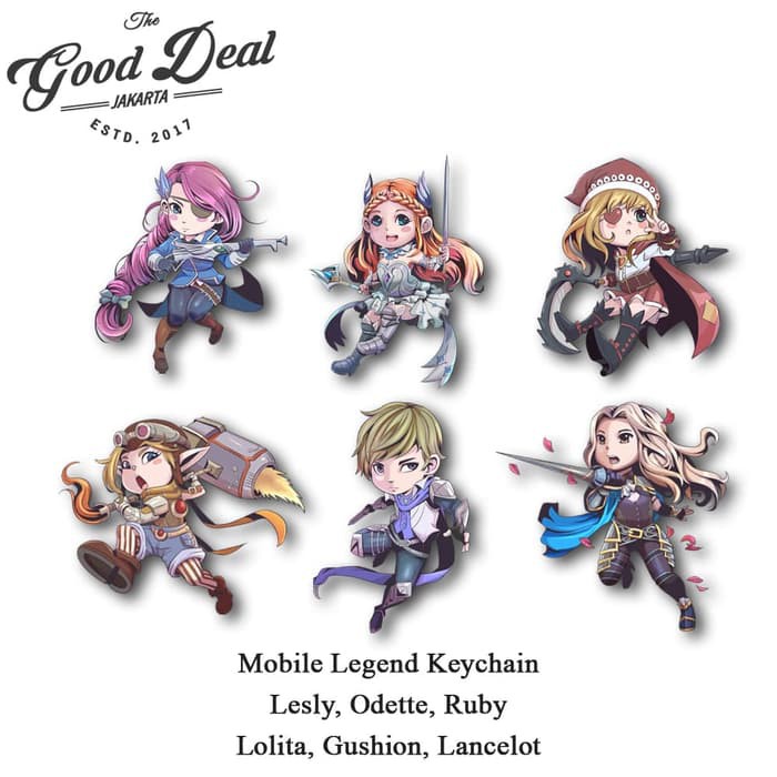Gantungan Kunci Mobile Legends