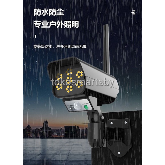 Lampu Solar LED Waterproof Lampu Jalan Sensor Light Outdoor