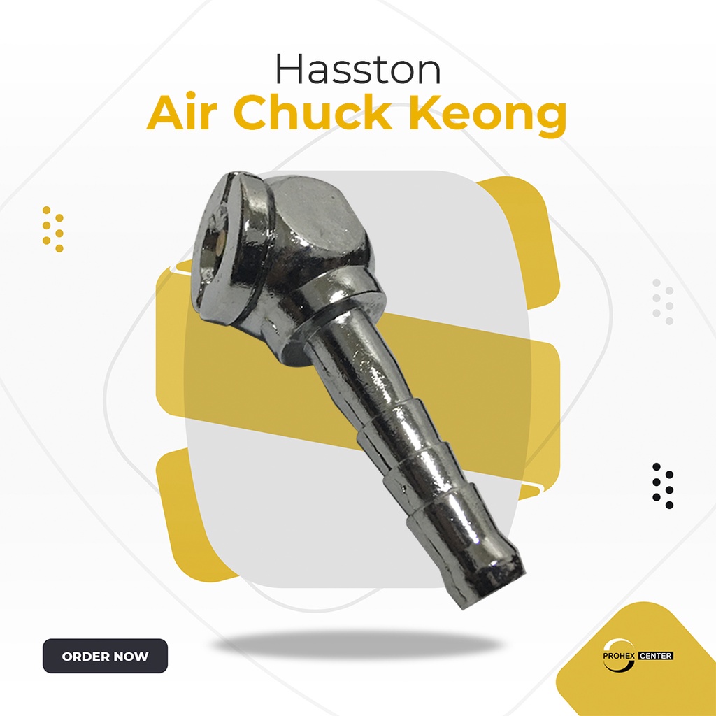 HASSTON 0210-200 Kepala Isian Angin Ban Keong Tire Chuck Kompresor