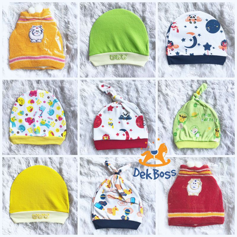 Topi bayi lucu aneka bentuk | Topi kupluk anak bayi perempuan atau laki laki | Topi kupluk anak bayi laki laki newborn | Aksesoris bayi Kupluk rajut bayi | cupluk bayi atau kupluk baby