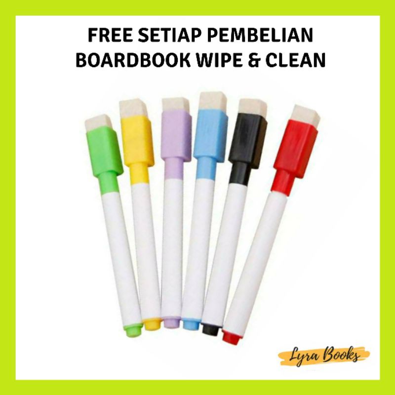 

Spidol Wipe Clean - Spidol Warna Anak