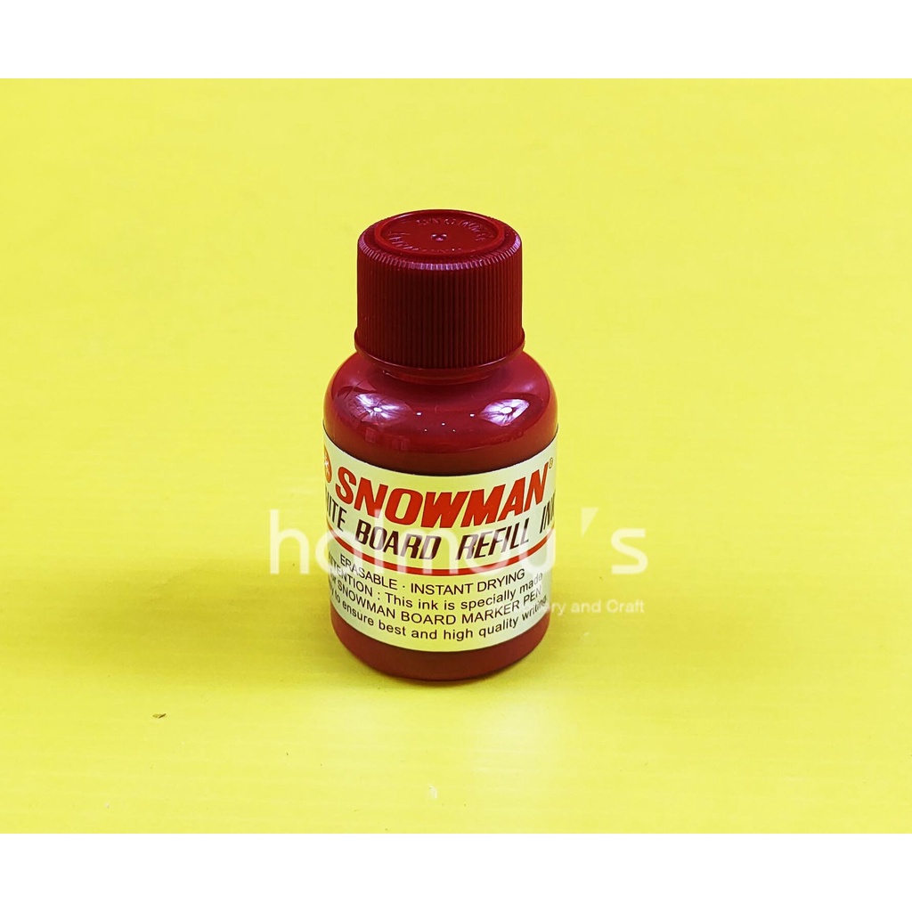 

REFILL / TINTA SPIDOL SNOWMAN WHITEBOARD MARKER MERAH