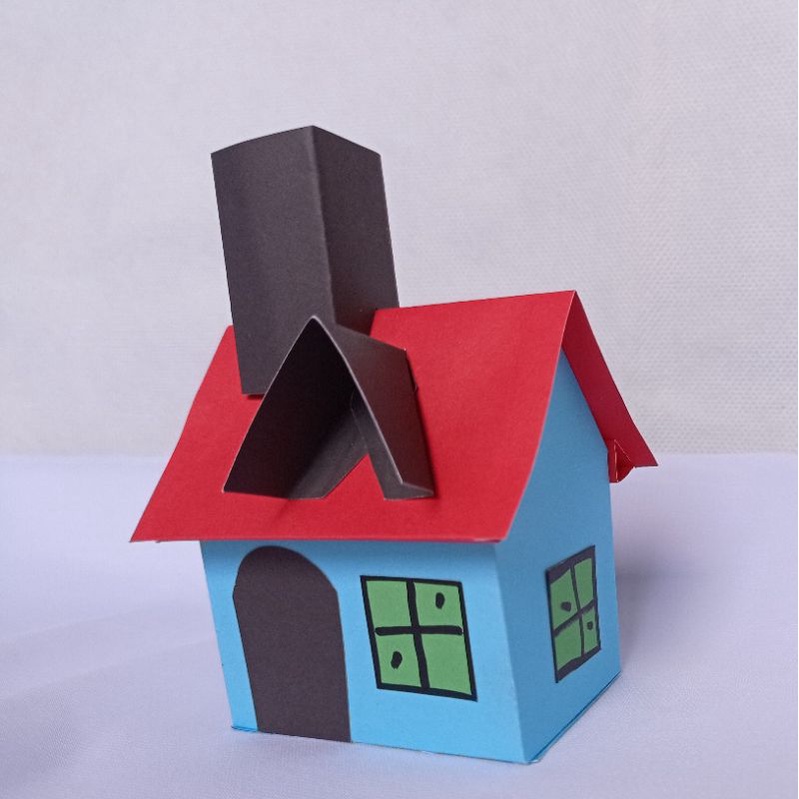 

Rumah-Rumahan dari Kertas 3 D dimensi anak
