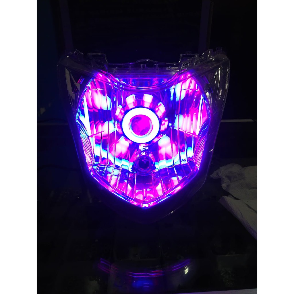lampu depan verza pakai projie mini