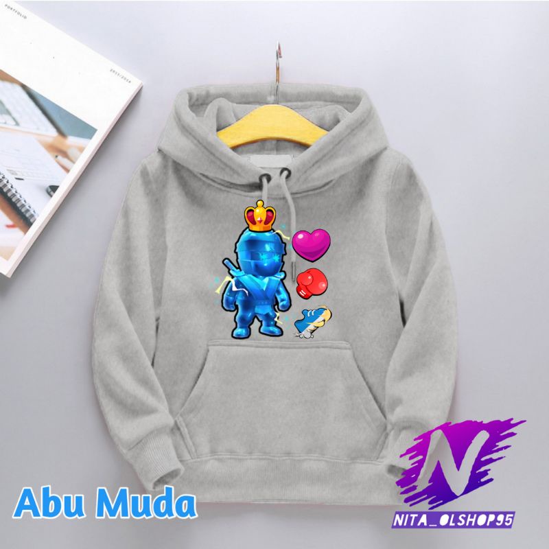 HOODIE ANAK STUMBLE GUYS NINJA ELEKTRO SWEATER ANAK