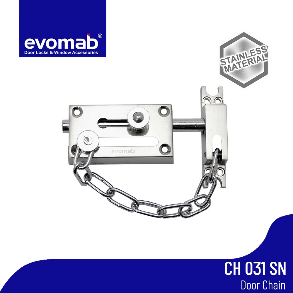 evomab Grendel Rantai / Door Chain Stainless CH031