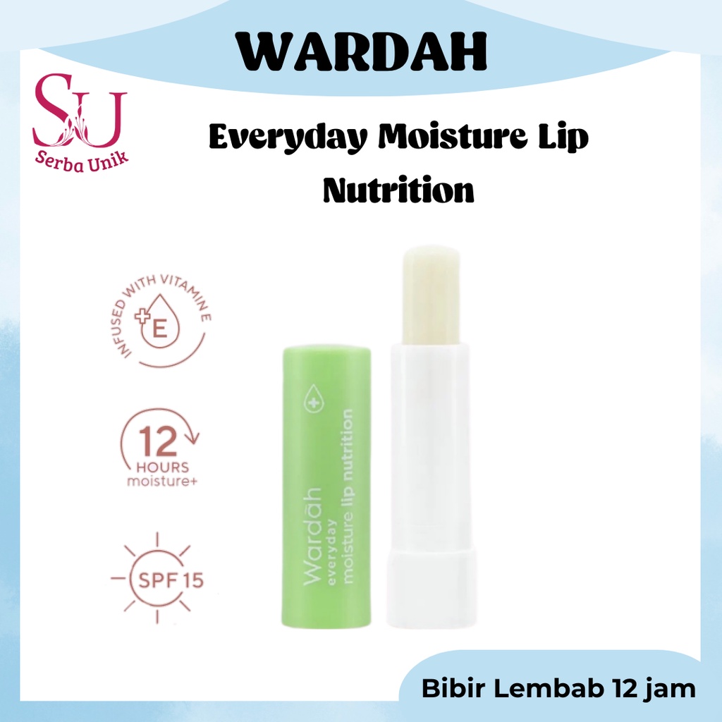 Wardah Everyday Moisture Lip Nutrition | Pelembab Bibir