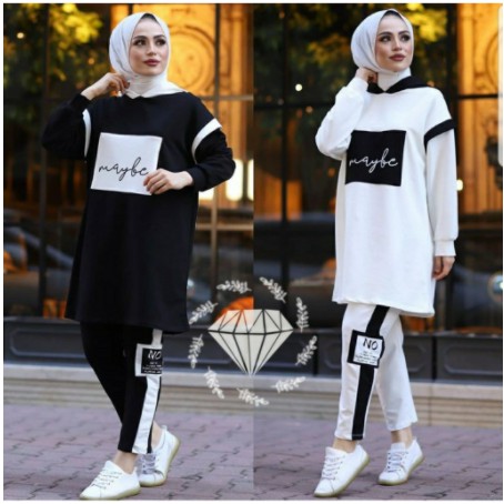 Pakaian Sepeda Wanita set training olahraga stelan set baju olahraga wanita muslim 2021 terbaru