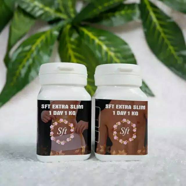 SFT EXTRA SLIM ORIGINAL1 DAY 1 KG ASLI RAJANYA DIET PENURUN BERAT BADAN ISI 30 KAPSUL