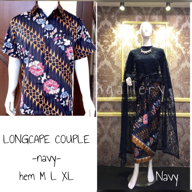 LONGCAPE COUPLE / KEBAYA COUPLE KONDANGAN / KEBAYA CAPE COUPLE