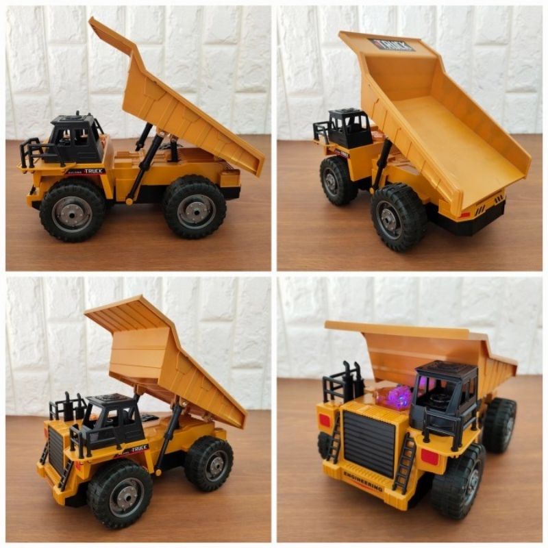 RC Truk Tambang Remote Control - Mainan Mobil Mining Dump Truck Remot Anak Laki Cowok