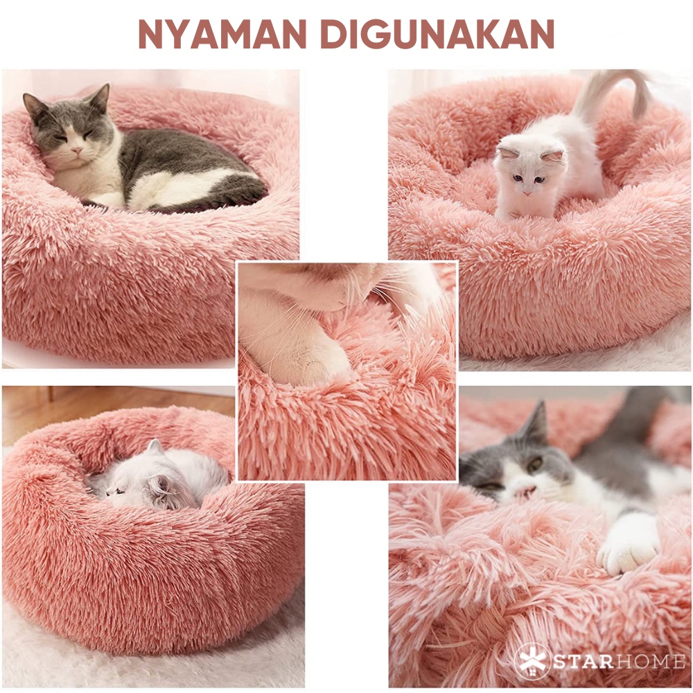 Tempat Tidur Kucing Kasur Bulu Kucing Anjing Tempat Tidur Hewan Matras Kucing Alas Tidur Kucing