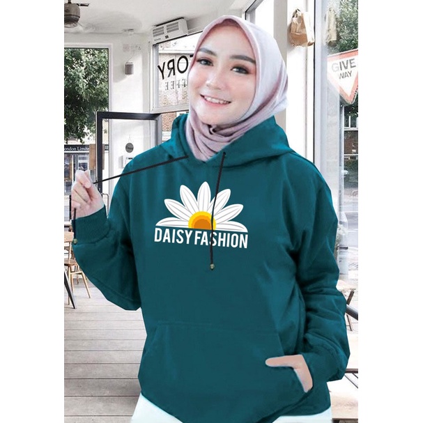 Sweater Hoodie Wanita flowers setengah / Sweater Hoodie Korean Style / Sweater Terbaru 2021 / Sweater Tebal / Sweatshirt Hoodie Wanita