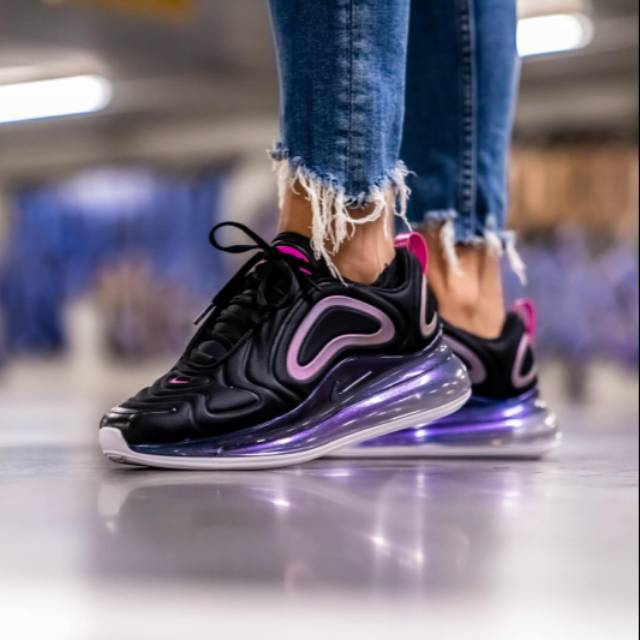 NIKE AIR MAX 720 SE BLACK/LASE FUCHSIA UNISEX PREMIUM HIGH QUALITY