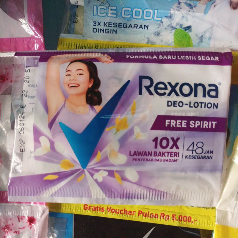 Rexona Deo Lotion Cerah dan Segar 9gr / Rexona