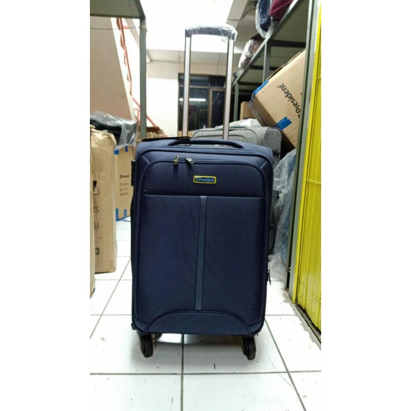 Koper President Kanvas Original 22 inch Tsa Lock Double Zipper Anti theft