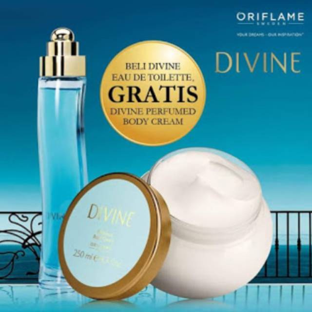 Parfum Divine Edt gratis Body cream Divine