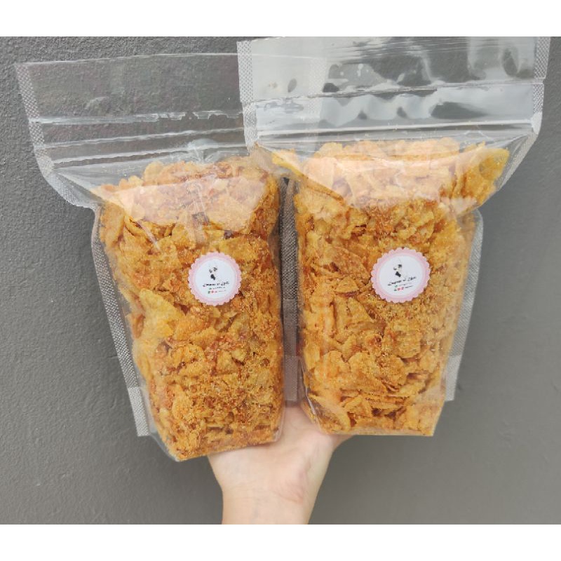 Keripik Kentang Ebi Bawang Goreng Homemade / Snack Makanan Ringan Cemilan Kerupuk Kentang Crispy Dap