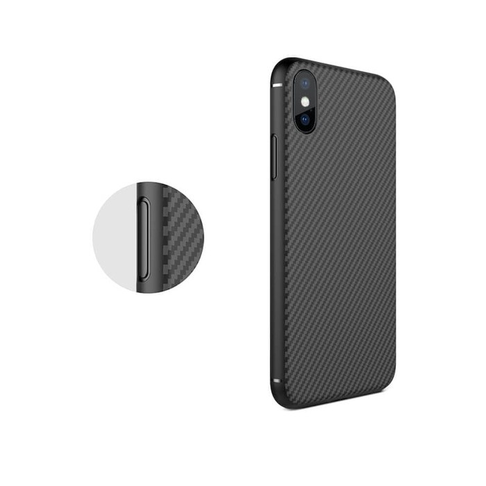 Hard Case IPhone X NILLKIN Synthetic Fiber Carbon Casing Original