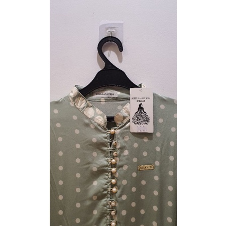 gamis shella saukia hijau mint