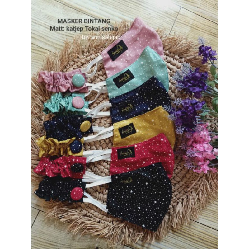 Masker Hijab Annisa double layer